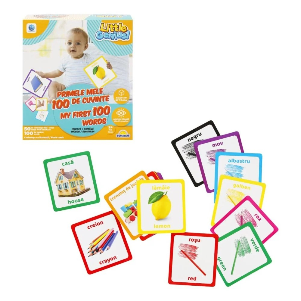Joc de memorie, Primele mele 100 de cuvinte, Smile Games, 50 piese [6]