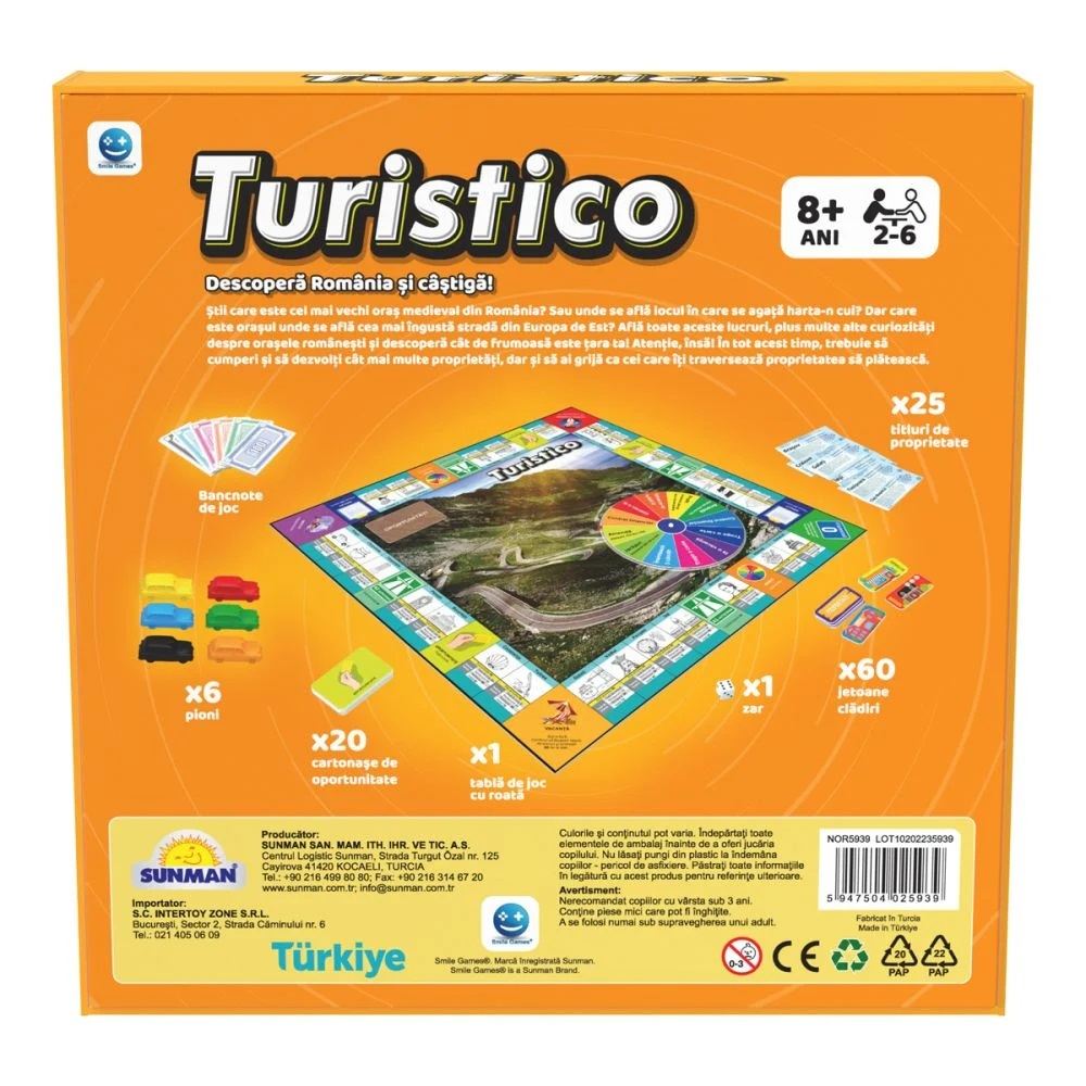 Joc de societate Turistico, Smile Games [2]