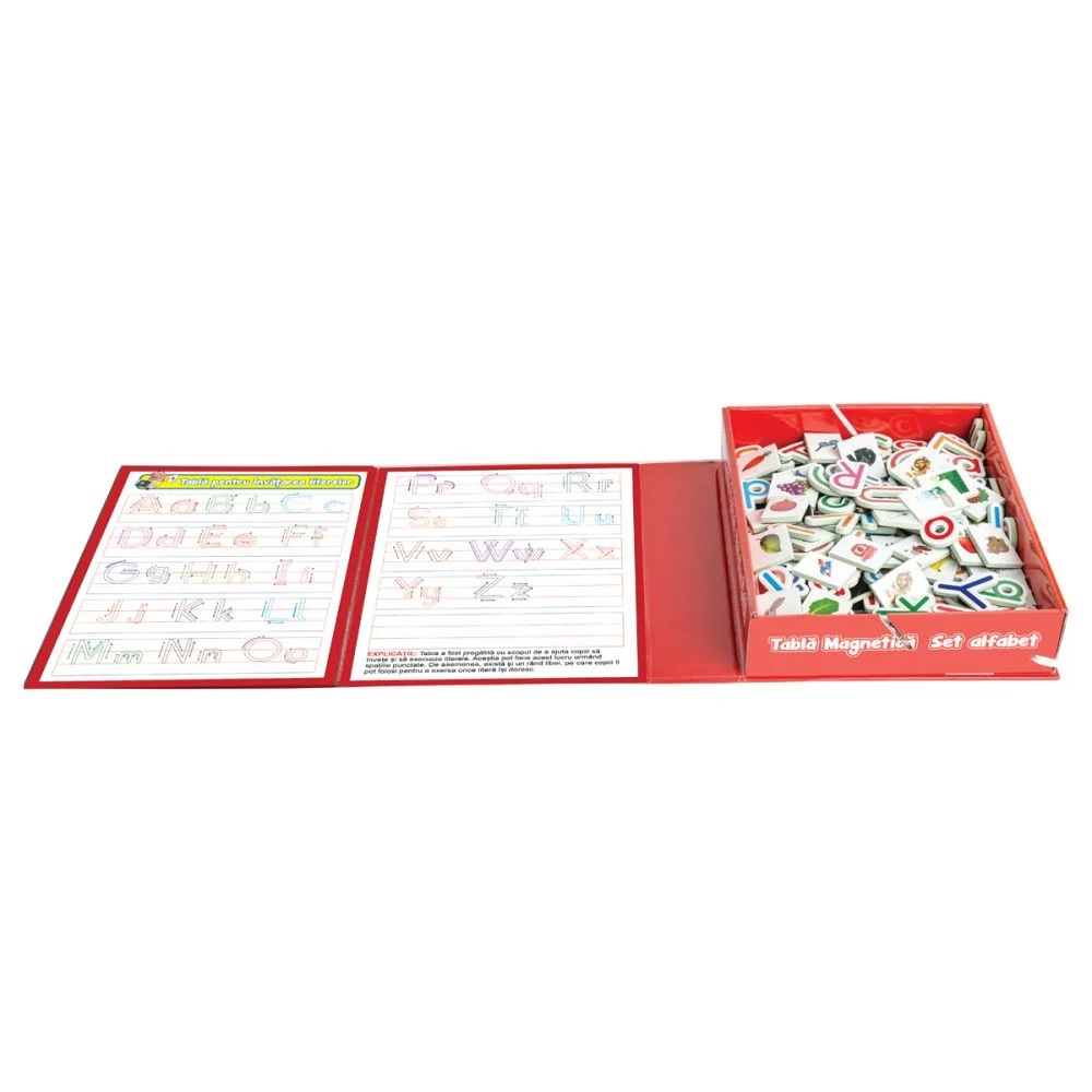 Joc educativ Smile Games, Alfabetul pe tableta magnetica, 97 piese [6]