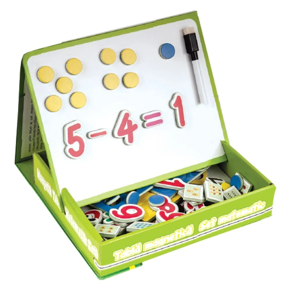 Joc educativ Smile Games, Set matematic cu tabla pentru scris, 98 piese [6]