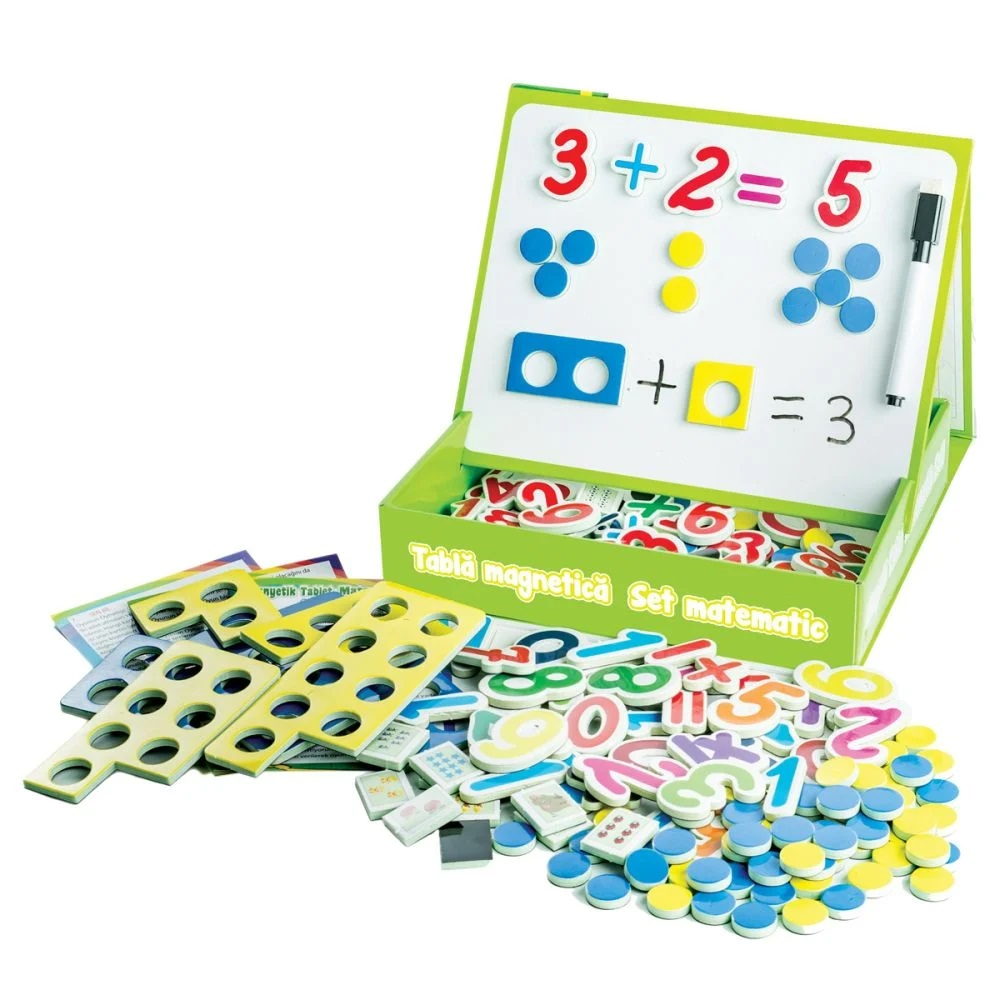 Joc educativ Smile Games, Set matematic cu tabla pentru scris, 98 piese [4]