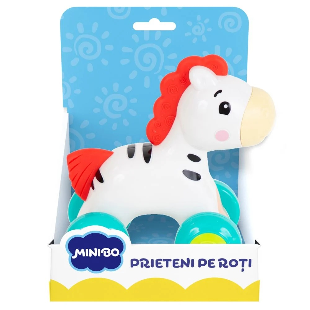 Jucarie bebelusi Minibo, Prieteni pe roti Calut [1]