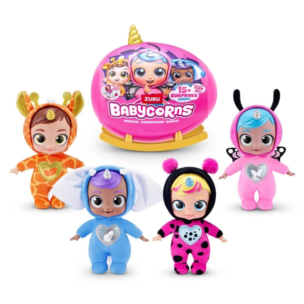 Jucarie de plus surpriza, Rainbocorns, Babycorns, 15 surprize [3]