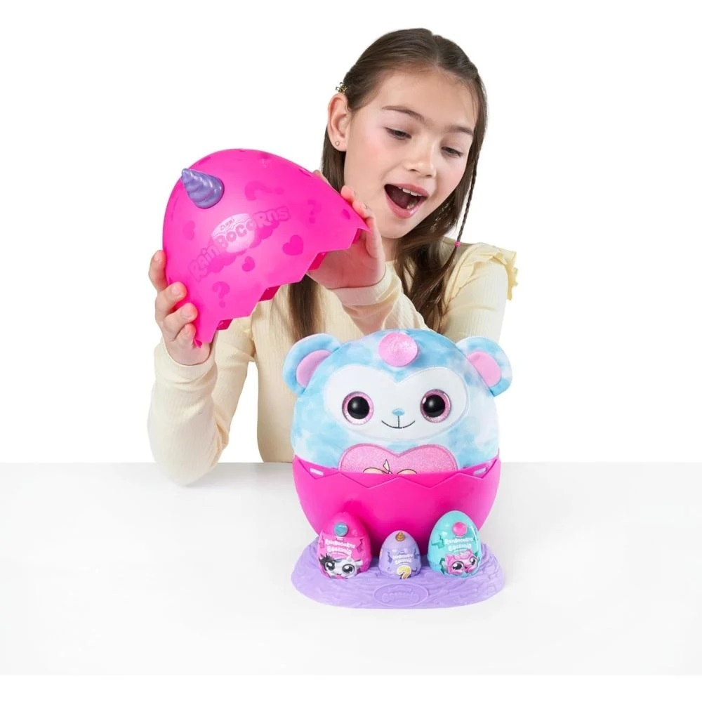 Jucarie de plus surpriza, Rainbocorns, Eggzania Mini Mania [10]