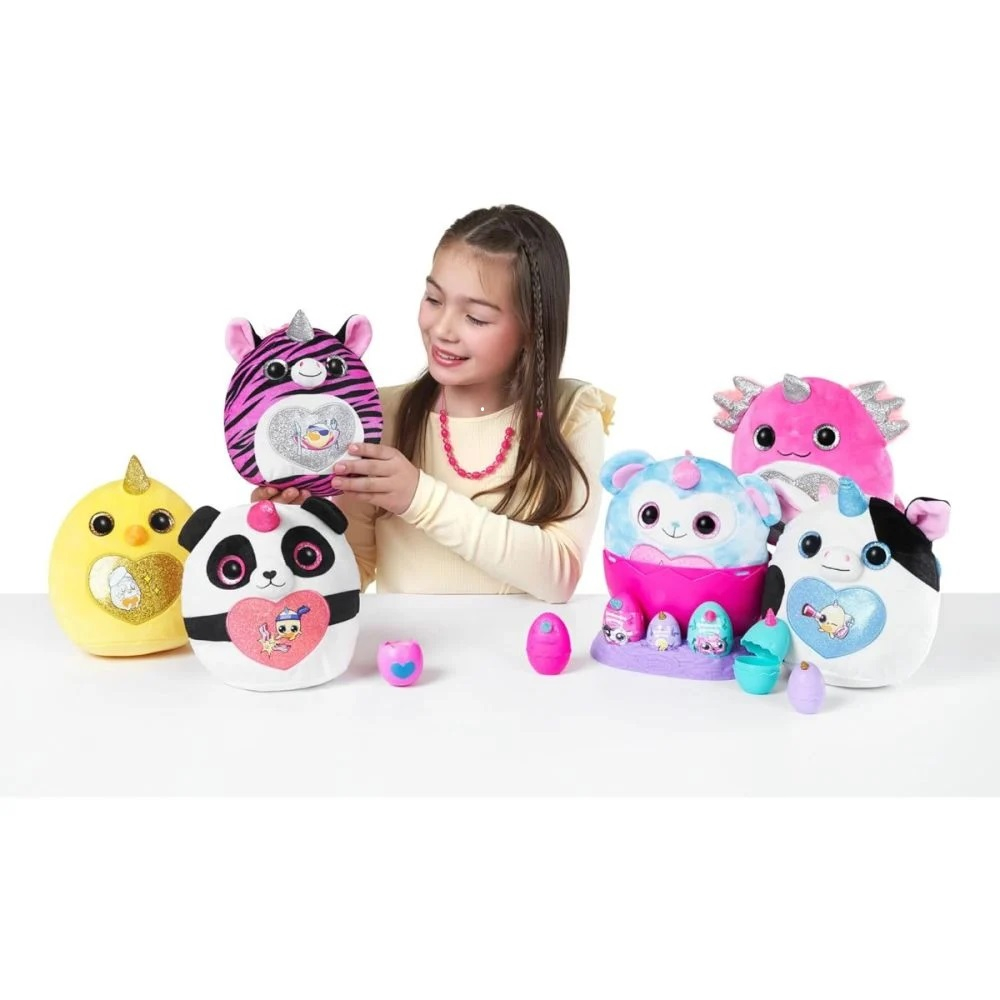 Jucarie de plus surpriza, Rainbocorns, Eggzania Mini Mania [9]