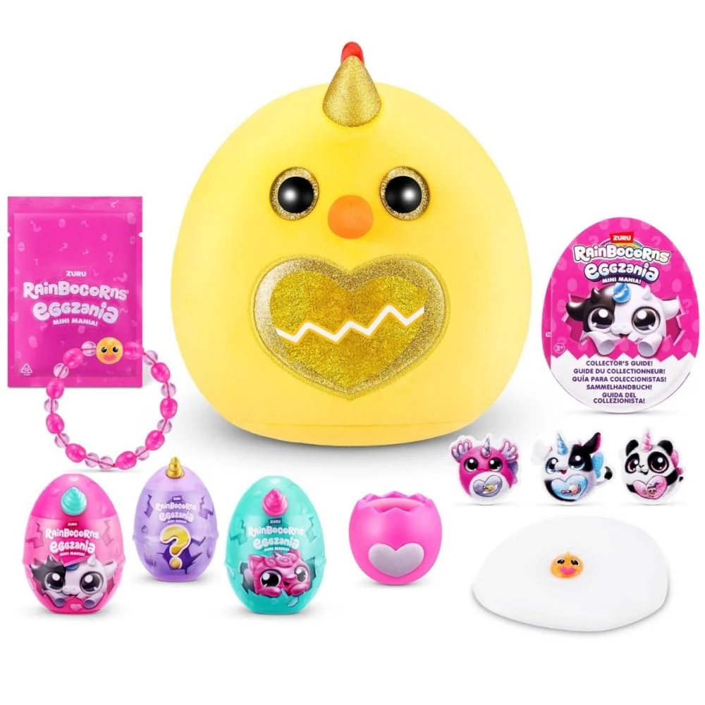 Jucarie de plus surpriza, Rainbocorns, Eggzania Mini Mania [6]