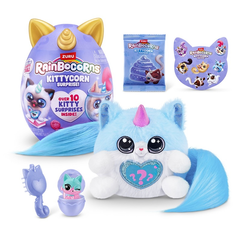 Jucarie de plus surpriza, Rainbocorns, Kittycorn, S3 [1]