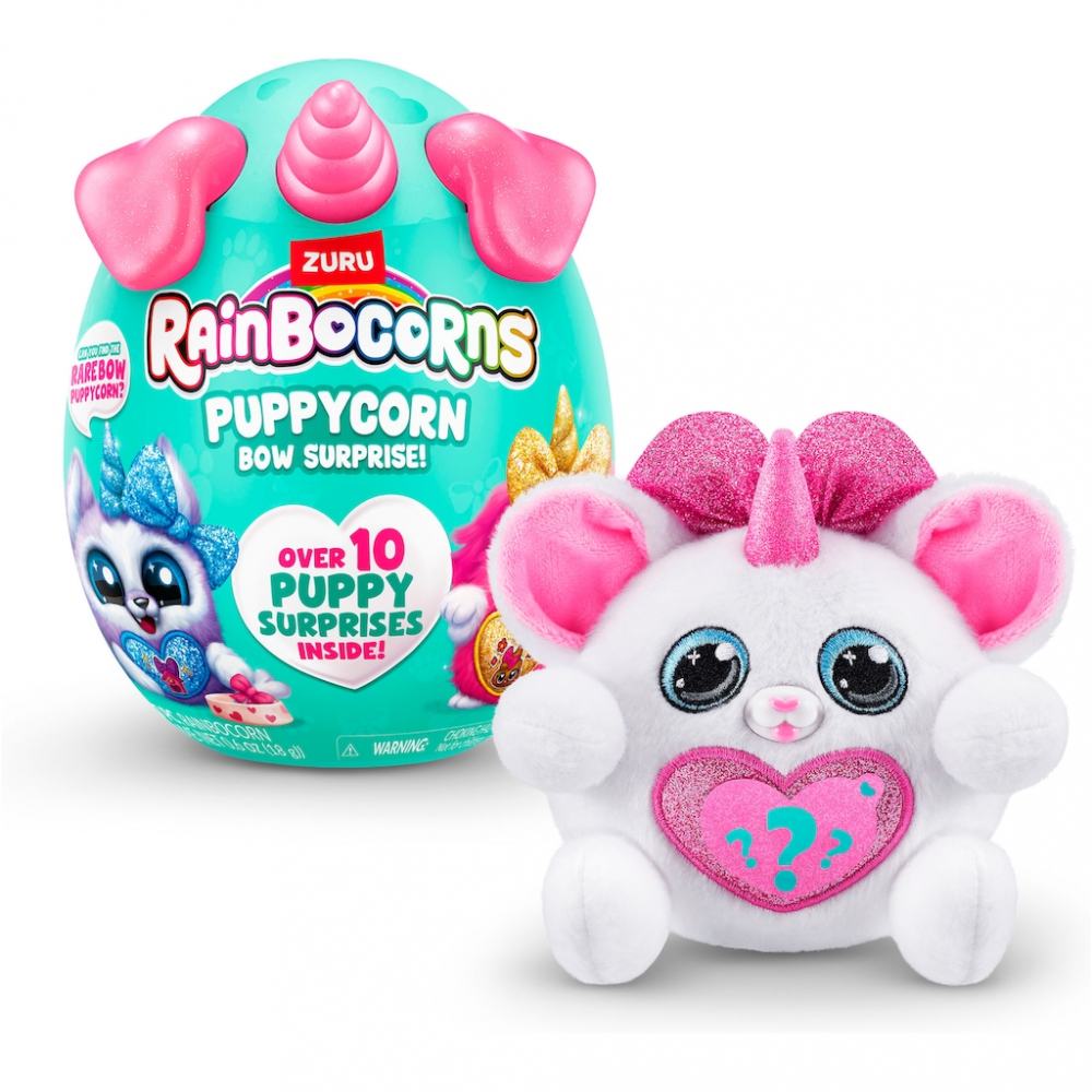 Jucarie surpriza de plus, Rainbocorns, Catelus Unicorn Curcubeu, S3 [8]
