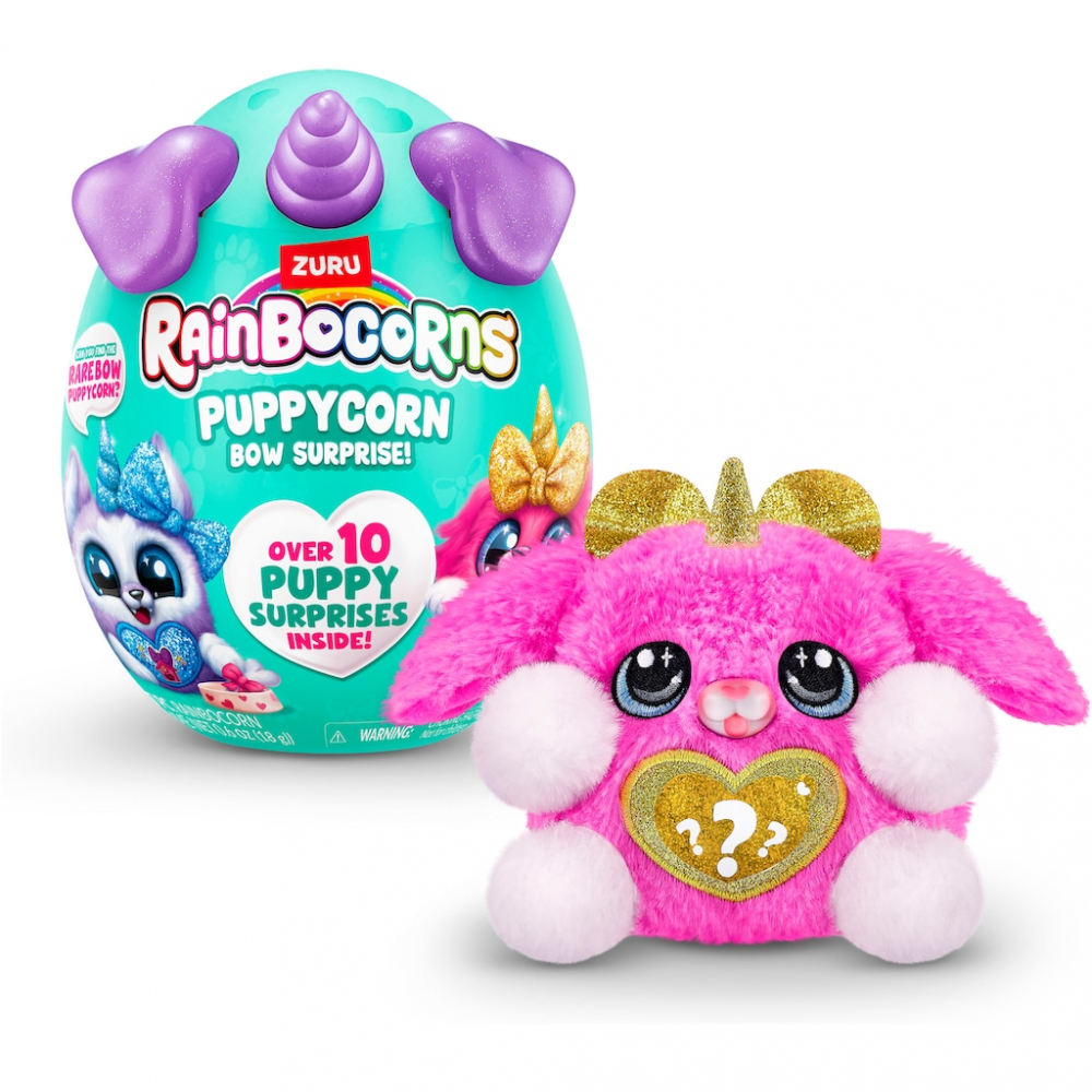 Jucarie surpriza de plus, Rainbocorns, Catelus Unicorn Curcubeu, S3 [9]