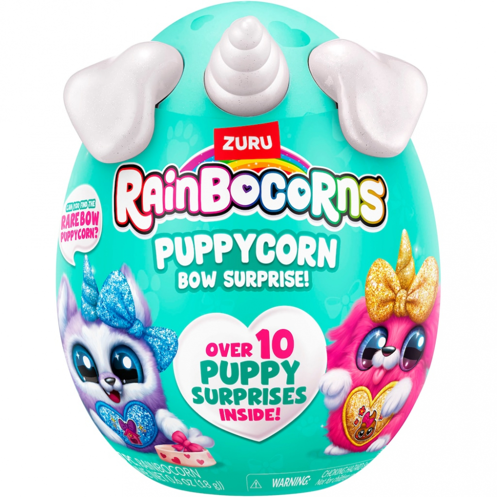 Jucarie surpriza de plus, Rainbocorns, Catelus Unicorn Curcubeu, S3 [11]