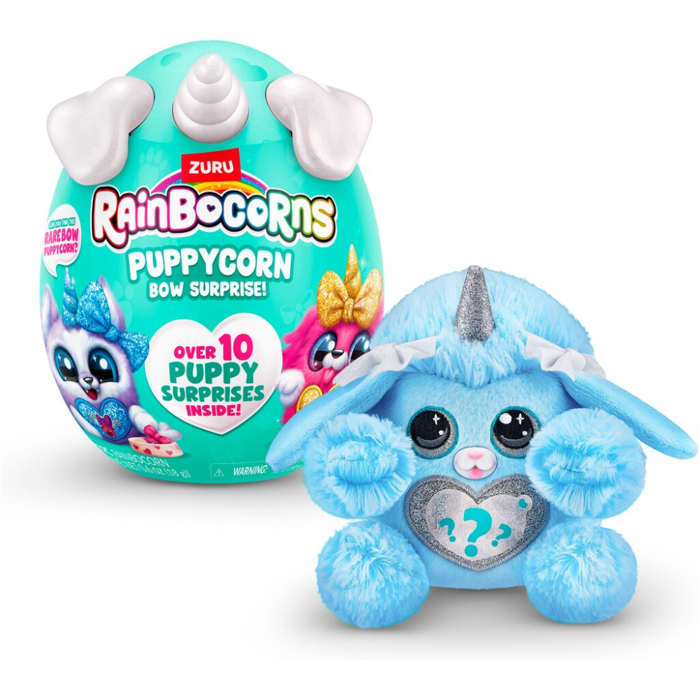 Jucarie surpriza de plus, Rainbocorns, Catelus Unicorn Curcubeu, S3 [6]