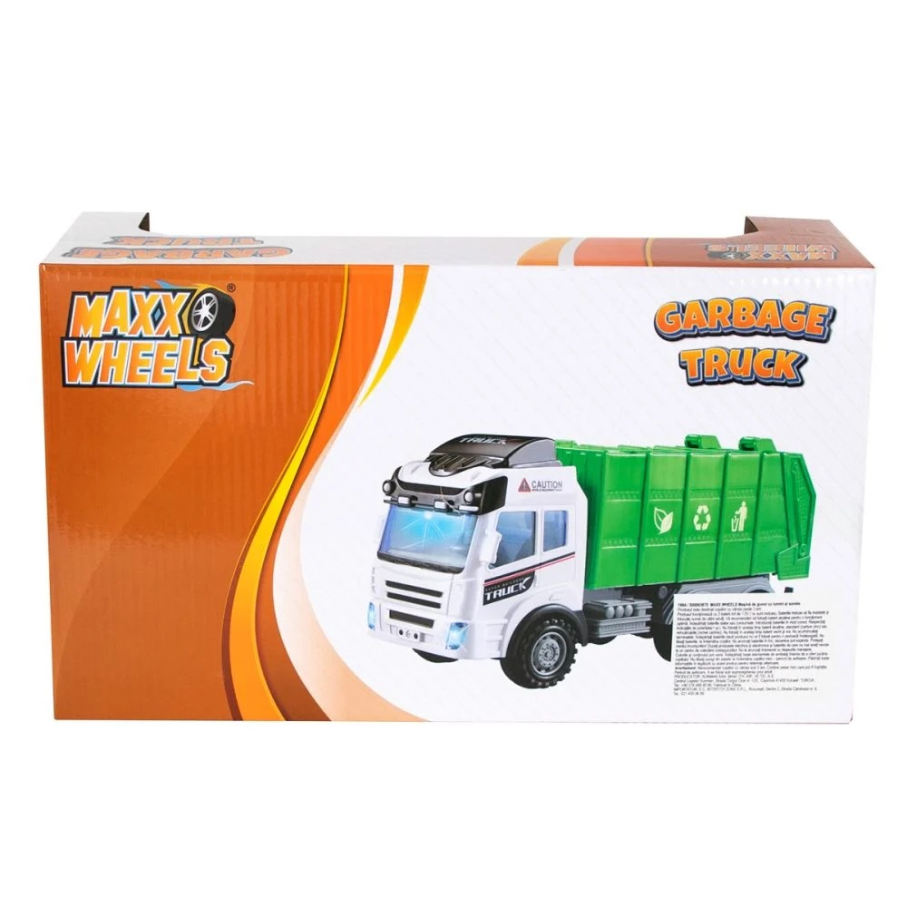 Masina de gunoi cu lumini si sunete, Maxx Wheels [3]