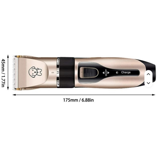 Masina de tuns caini si pisici cu acumulator reincarcabila USB - 4 capete reglabile, silentioasa [3]