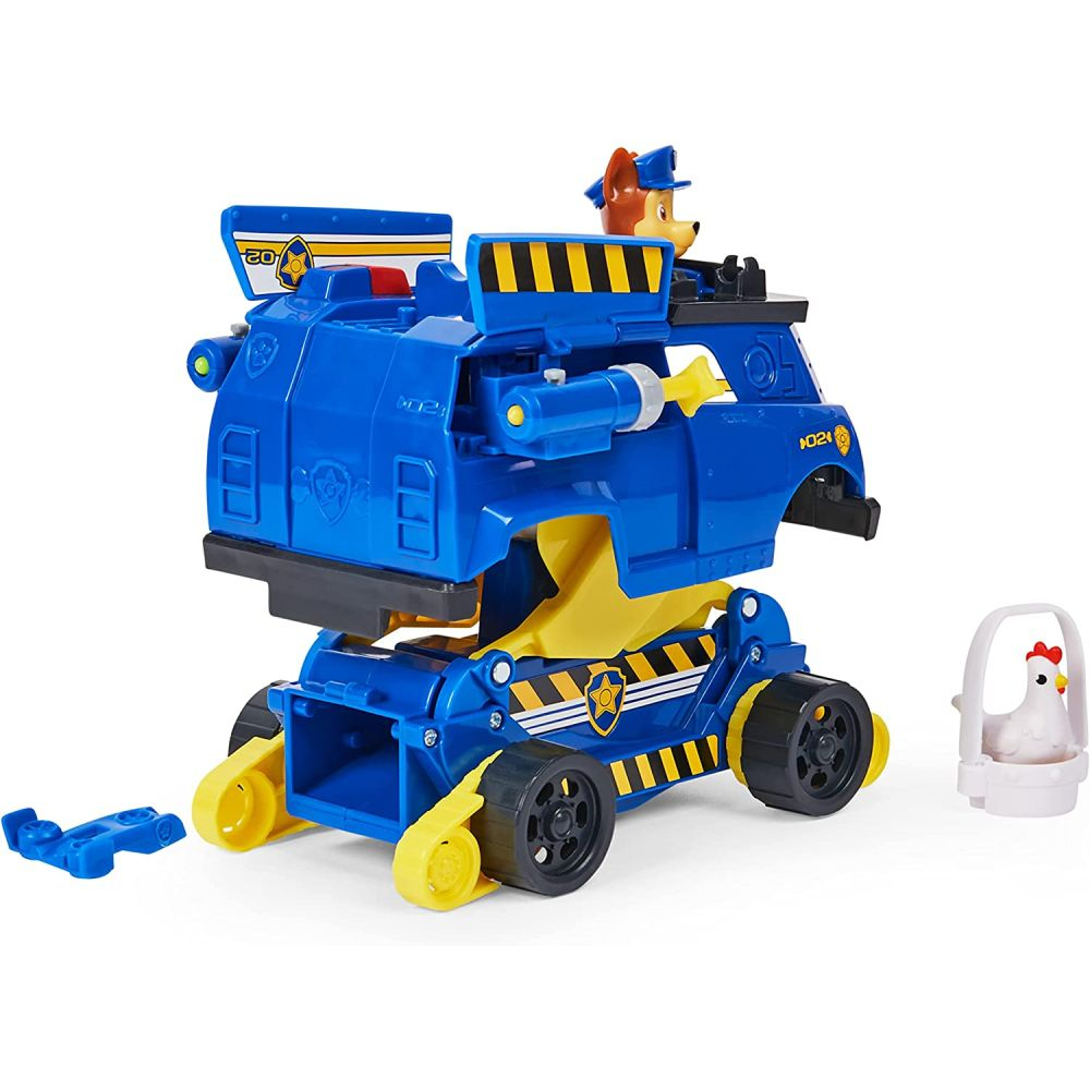 Masinuta de politie Paw Patrol, cu figurina Chase [2]
