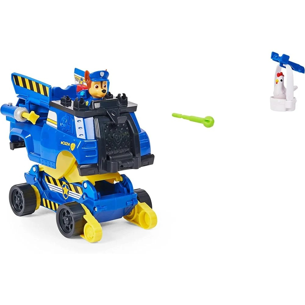 Masinuta de politie Paw Patrol, cu figurina Chase [5]