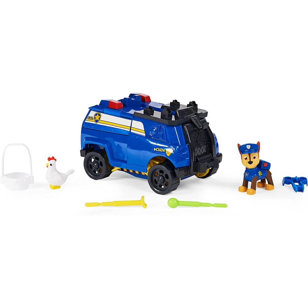 Masinuta de politie Paw Patrol, cu figurina Chase [3]