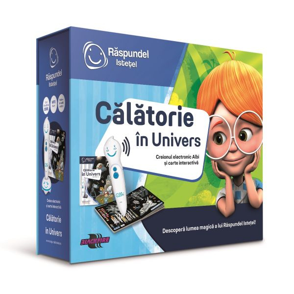 Pachet Raspundel Istetel, creion si carte interactiva Calatorie in Univers [1]