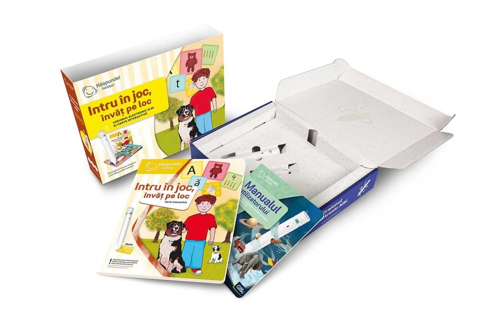 Pachet Raspundel Istetel, Creion si Carte interactiva Intru in joc, invat pe loc [2]