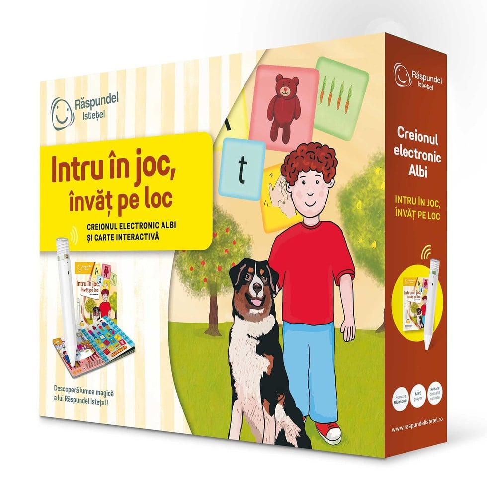 Pachet Raspundel Istetel, Creion si Carte interactiva Intru in joc, invat pe loc [4]