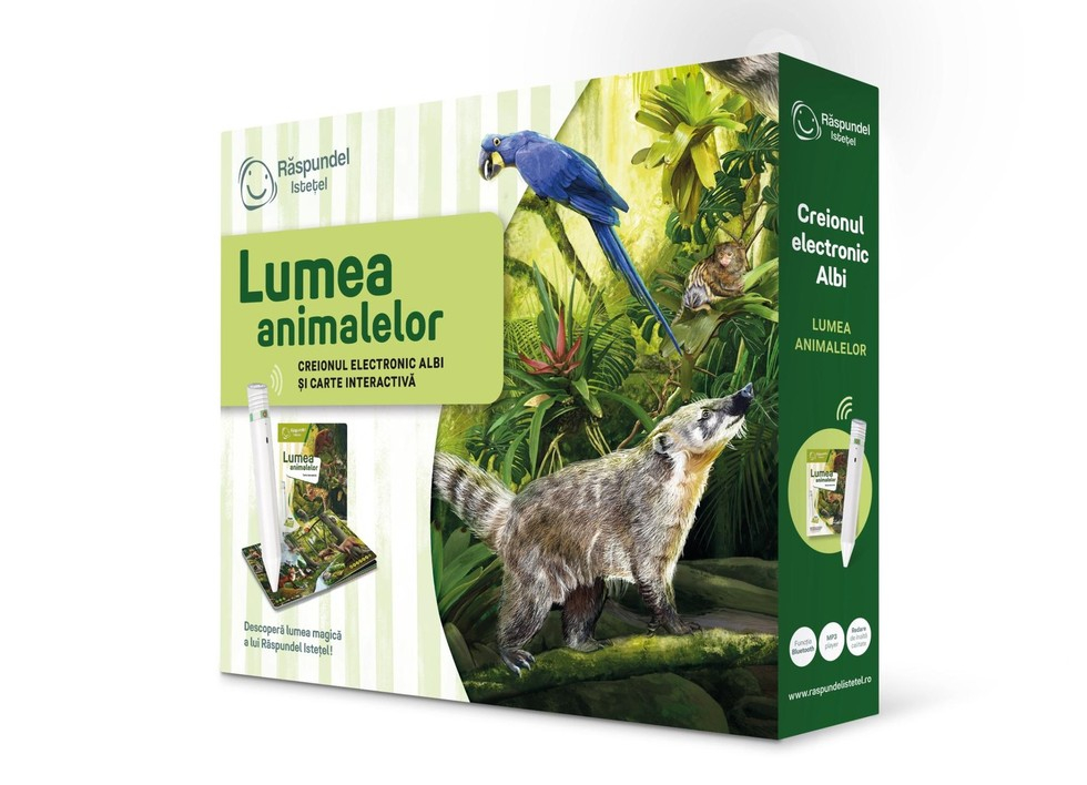 Pachet Raspundel Istetel, Creion si Carte interactiva Lumea animalelor [3]