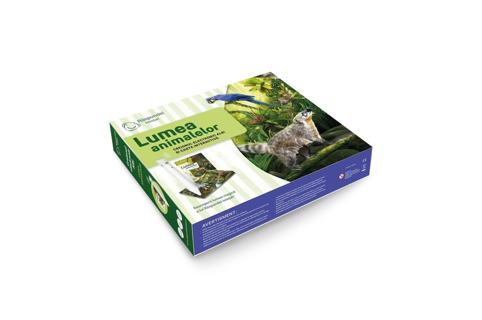 Pachet Raspundel Istetel, Creion si Carte interactiva Lumea animalelor [4]