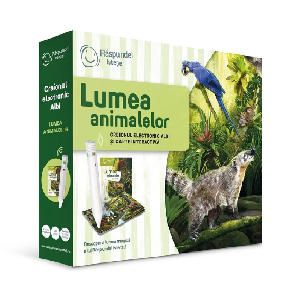 Pachet Raspundel Istetel, Creion si Carte interactiva Lumea animalelor [1]
