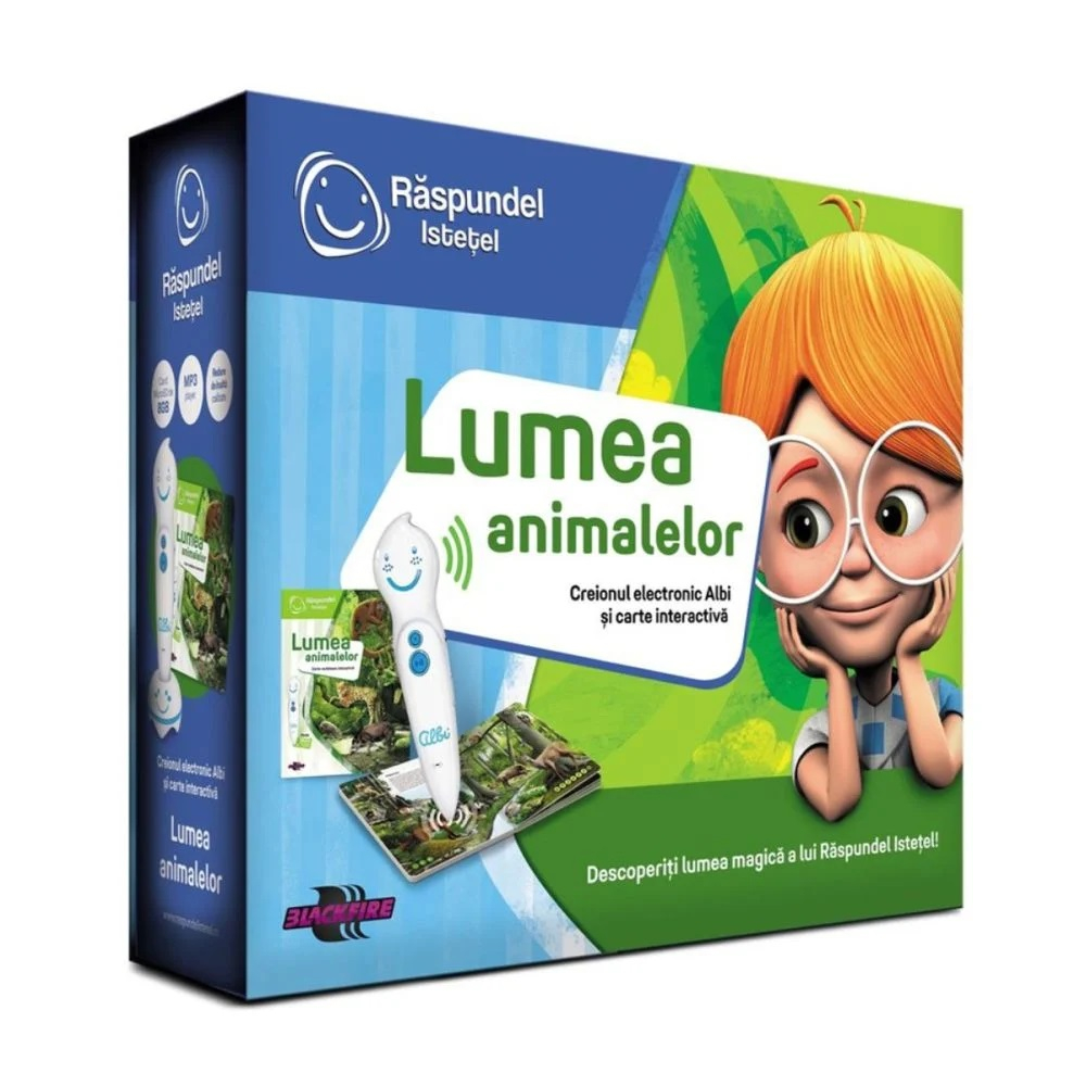 Pachet Raspundel Istetel, Creion si Carte interactiva Lumea animalelor [1]