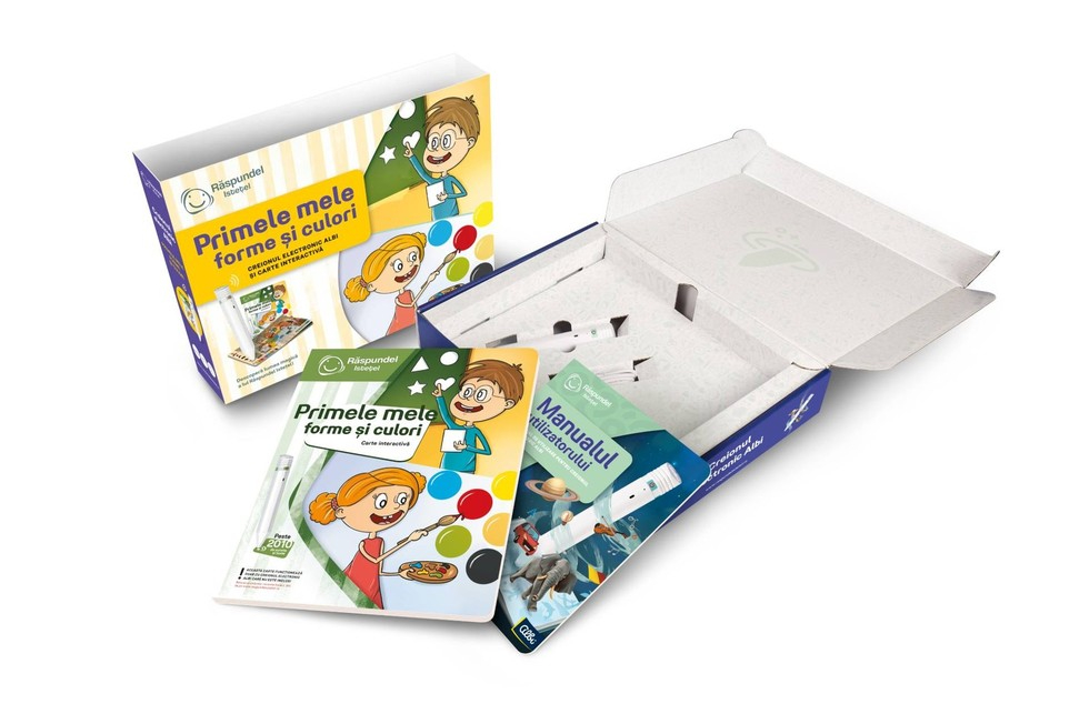 Pachet Raspundel Istetel, Creion si Carte Interactiva Primele mele forme si culori [2]