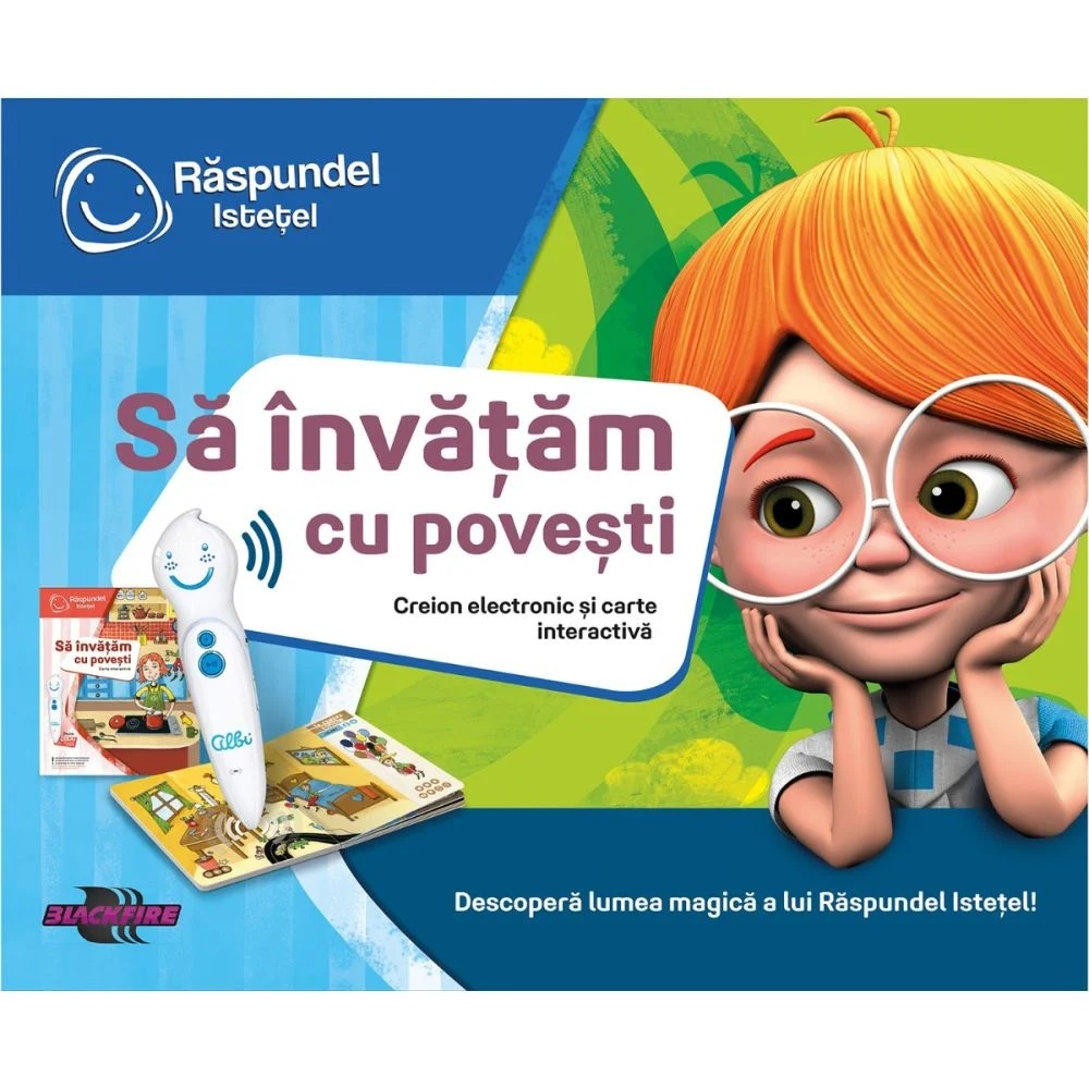 Pachet Raspundel Istetel, Creion si Carte Interactiva Sa invatam cu povesti [3]