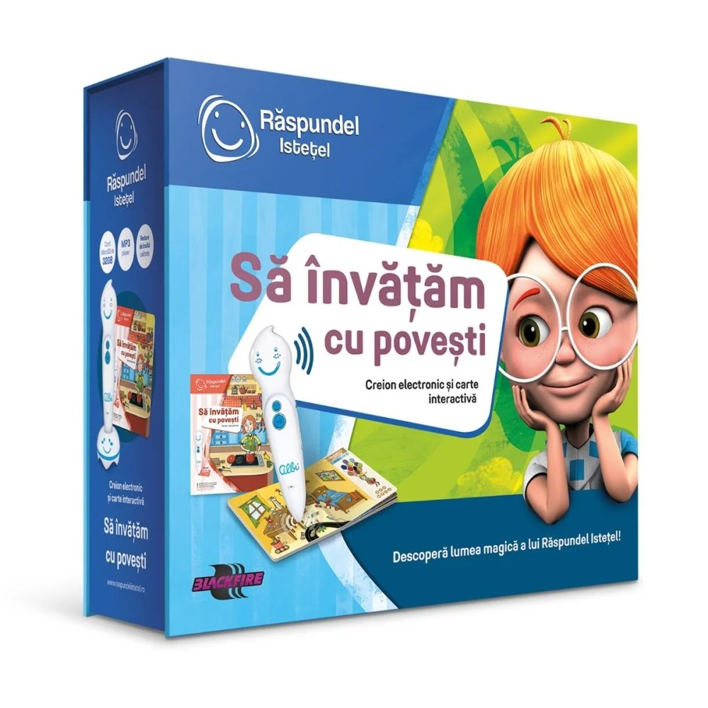 Pachet Raspundel Istetel, Creion si Carte Interactiva Sa invatam cu povesti [1]