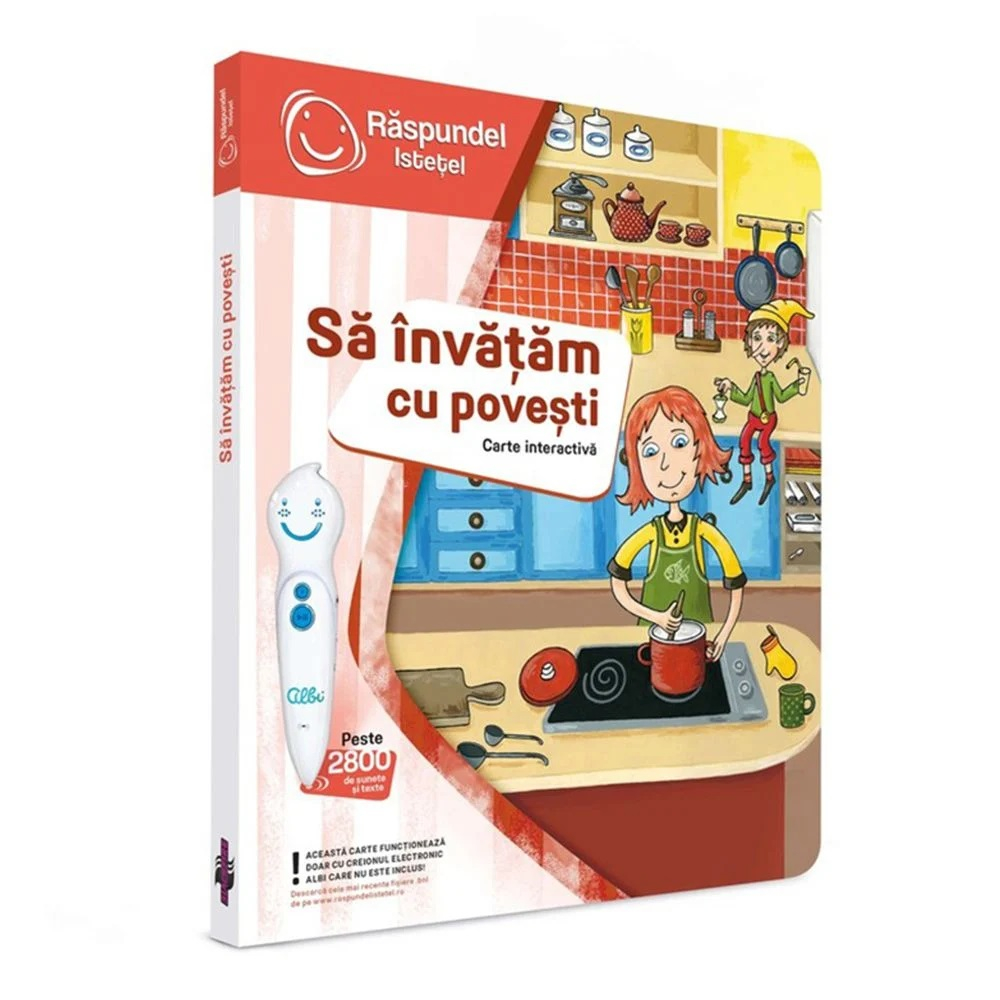 Pachet Raspundel Istetel, Creion si Carte Interactiva Sa invatam cu povesti [4]