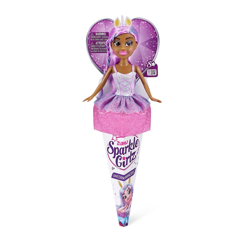 Papusa cu par mov, Sparkle Girlz, 27 Cm [1]