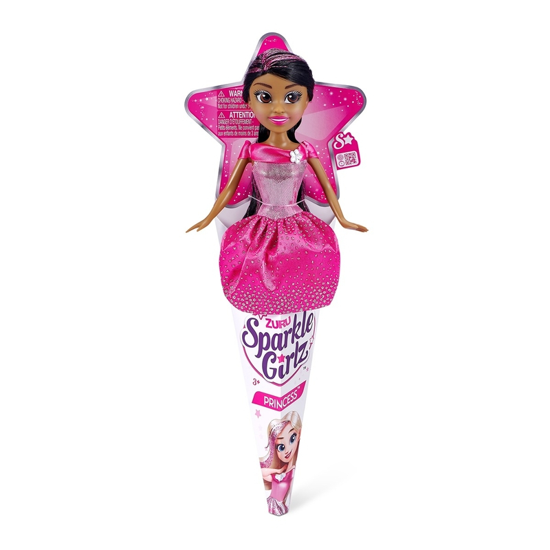 Papusa cu par negru, Sparkle Girlz, 27 Cm [1]