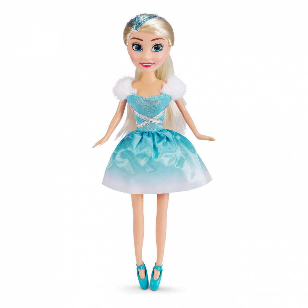 Papusa cu tinuta de bal Sparkle Girlz, Albastru, 27 cm [2]
