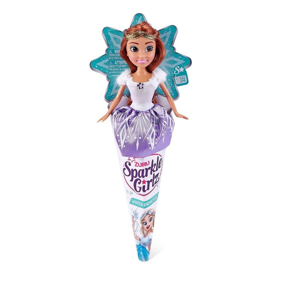 Papusa cu tinuta de bal Sparkle Girlz, Mov, 27 cm [1]