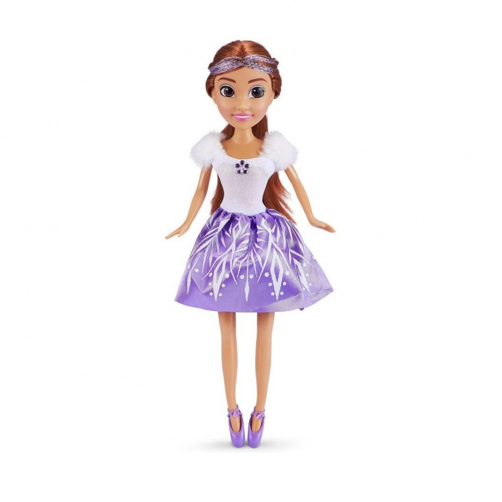 Papusa cu tinuta de bal Sparkle Girlz, Mov, 27 cm [2]