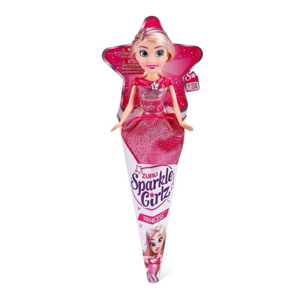 Papusa printesa Sparkle Girlz, Roz, 27 Cm [1]