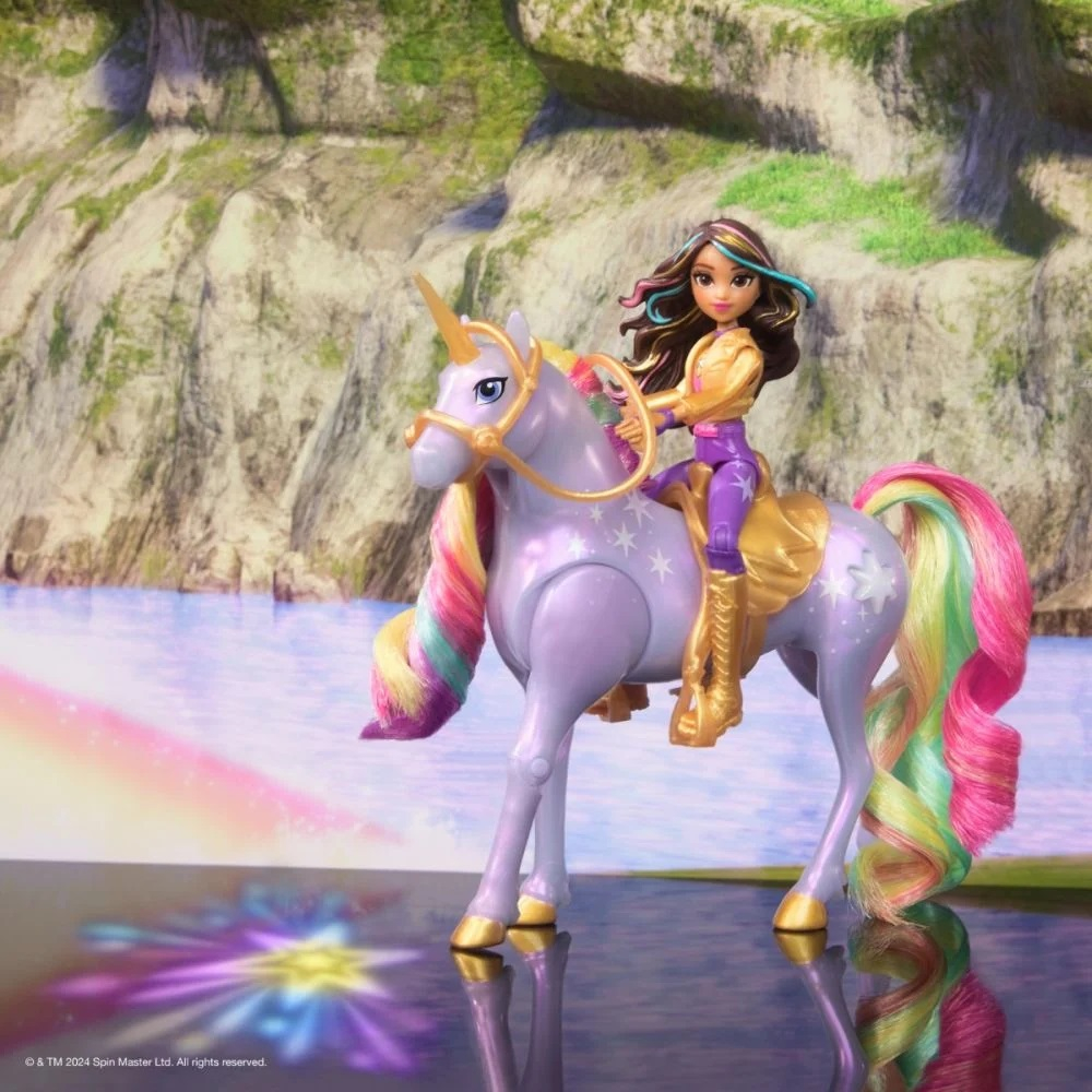 Papusa Sophia si unicornul Wildstar cu lumini, Unicorn Academy [6]