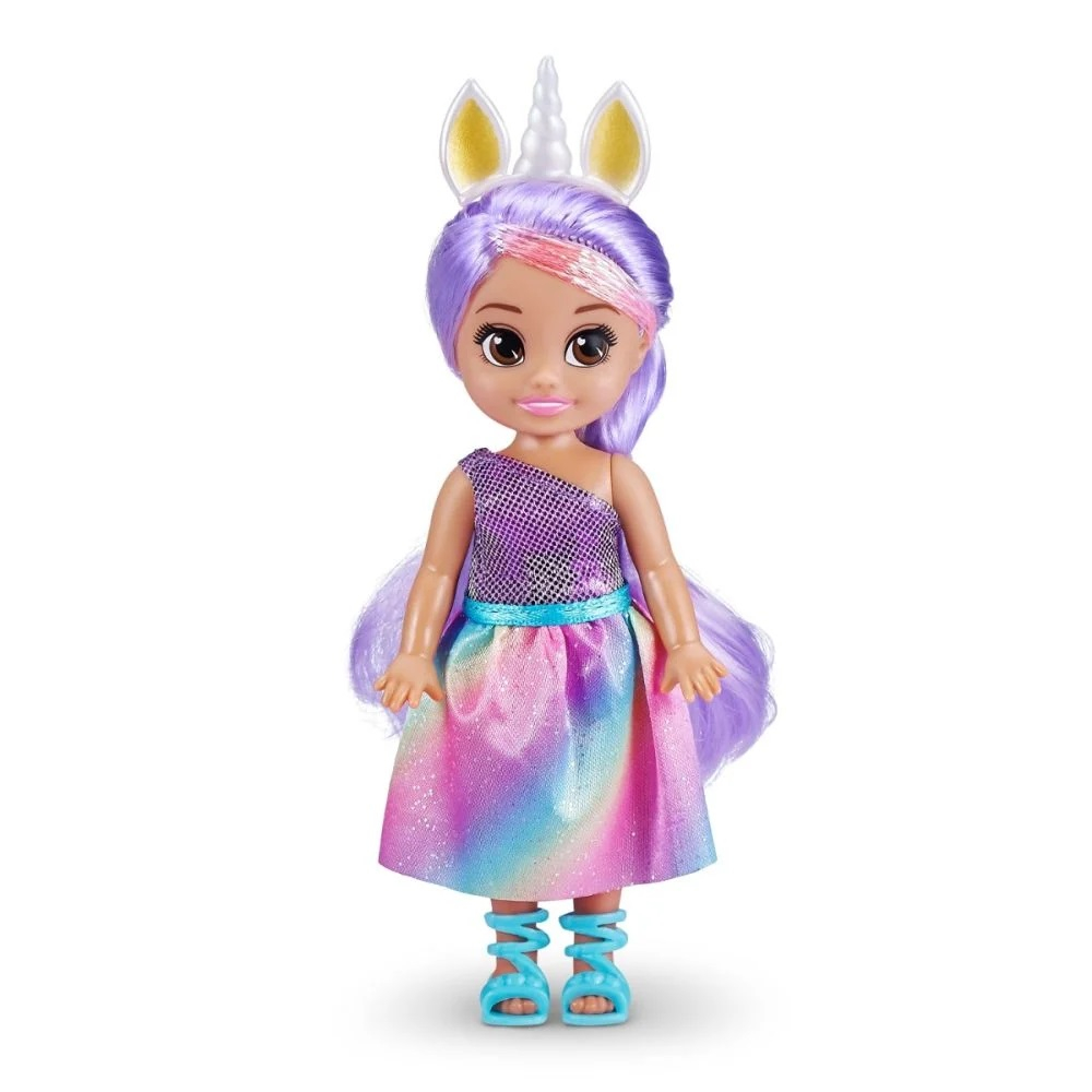 Papusa Unicorn mini, Sparkle Girlz, Mov, 12 cm [2]
