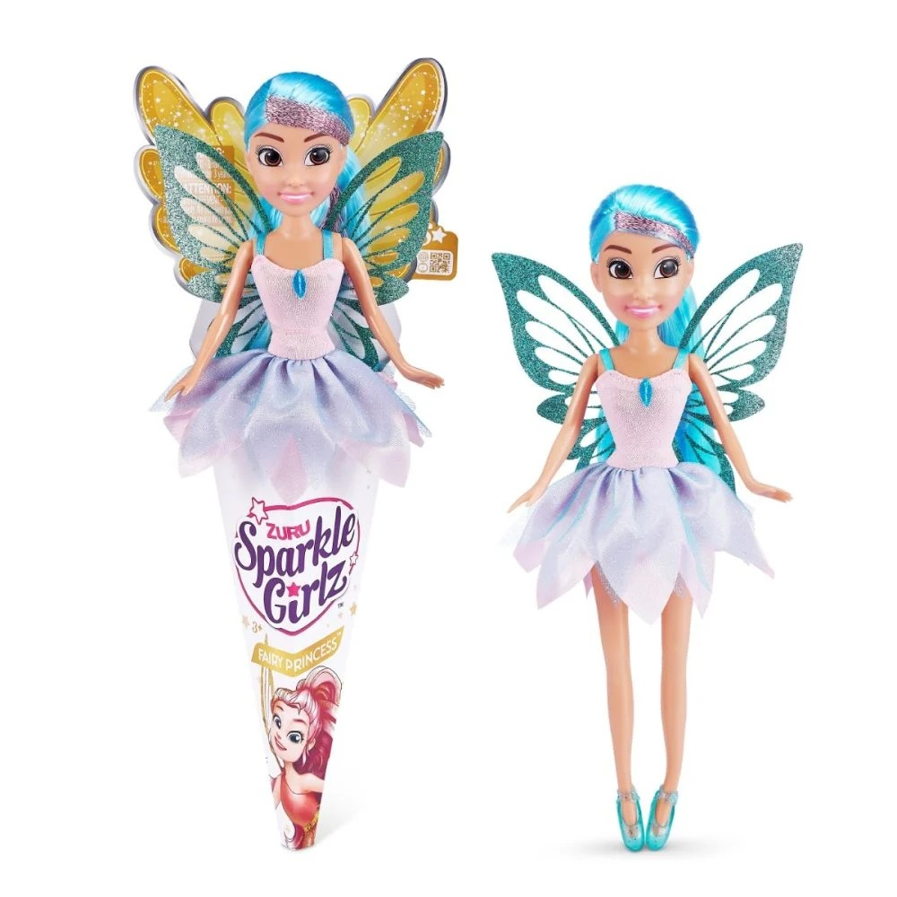 Papusa Zana cu par albastru, Sparkle Girlz, 27 Cm [1]