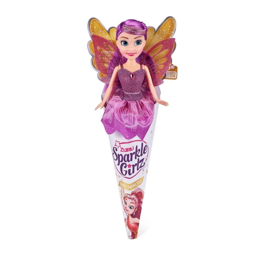 Papusa Zana cu par mov, Sparkle Girlz, 27 Cm [2]