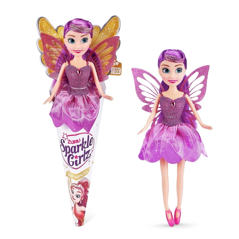 Papusa Zana cu par mov, Sparkle Girlz, 27 Cm [1]