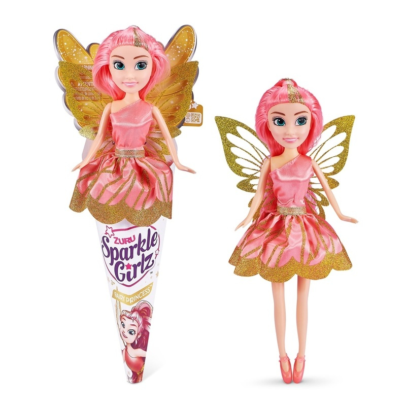 Papusa Zana cu par roz, Sparkle Girlz, 27 Cm [1]