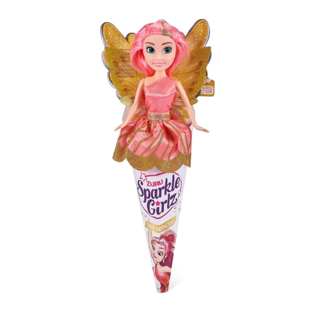 Papusa Zana cu par roz, Sparkle Girlz, 27 Cm [2]
