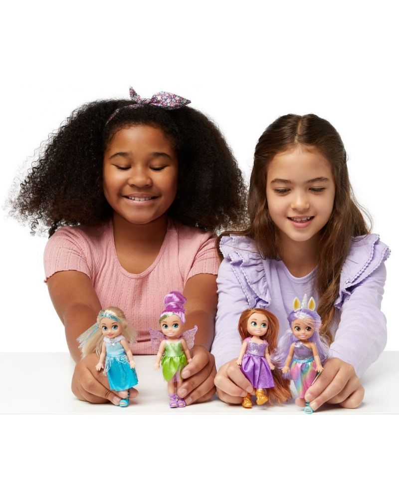 Papusa Zana mini, Sparkle Girlz, 12 cm, Roz [3]
