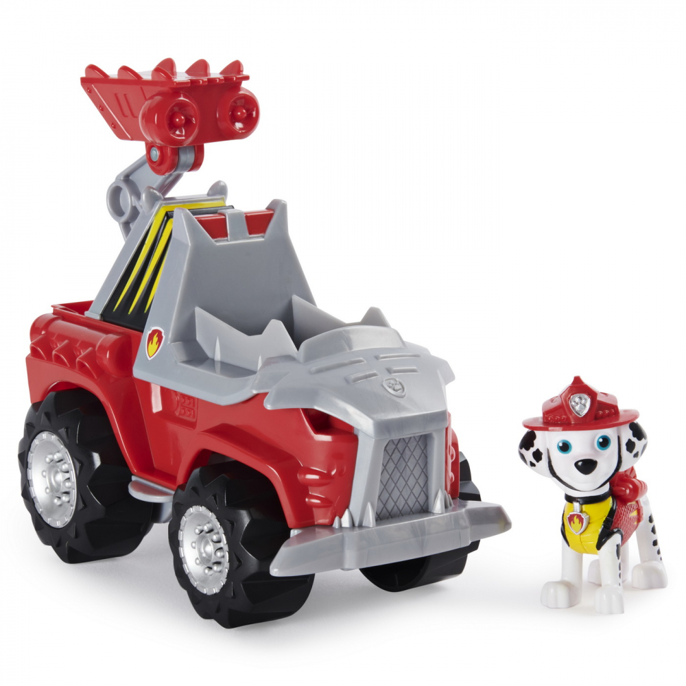 Patrula Catelusilor Set Vehicul Cu Catelus Marshall Si Figurina Dino Surpriza [6]