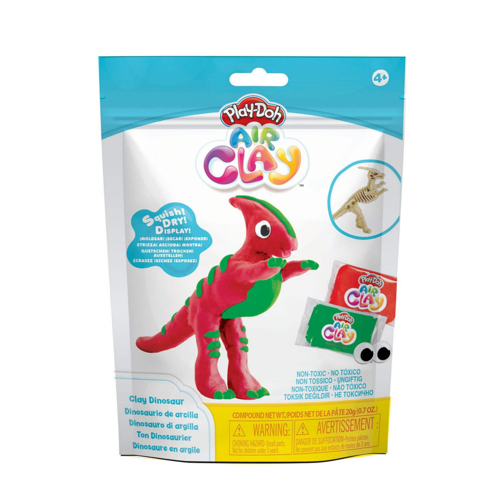 PLAY-DOH Air Clay, Plastilina, set de joaca, Dinozauri [2]
