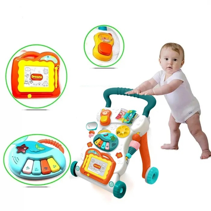 Premergator cu centru de activitati multifunctional, Verde inchis [4]