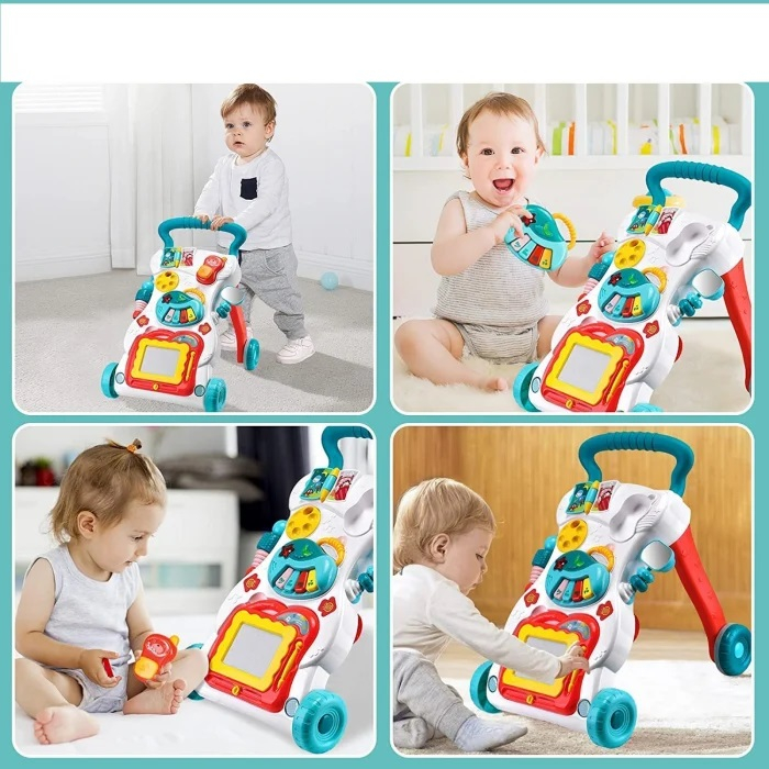Premergator cu centru de activitati multifunctional, Verde inchis [6]