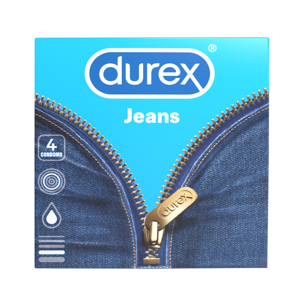 Prezervative Jeans, 4 bucati, Durex [1]